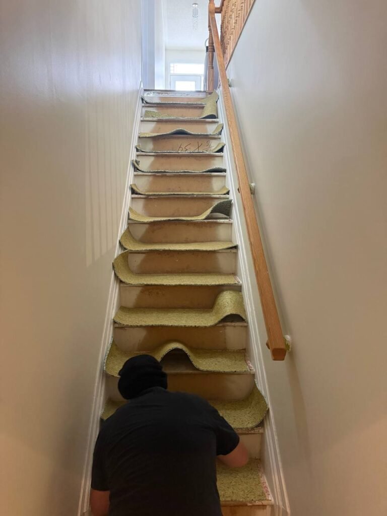 Carpet Re-Stretching & Seam Repair in Kanata – 70 Sq Ft + Stairs