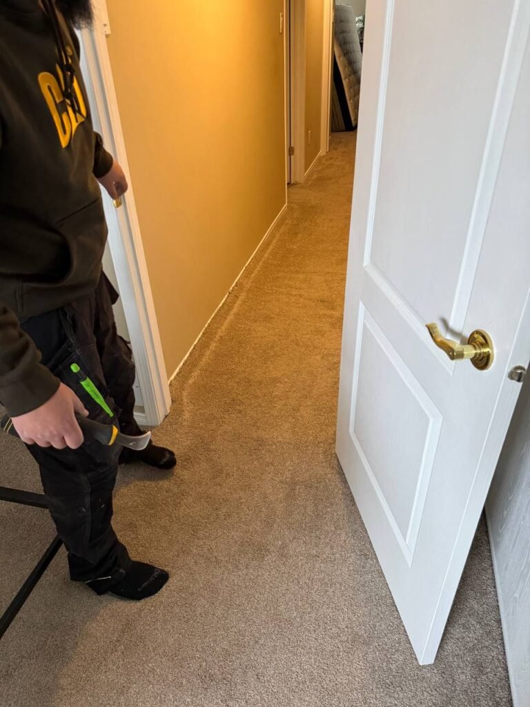 Carpet Re-Stretching & Seam Repair in Kanata – 70 Sq Ft + Stairs