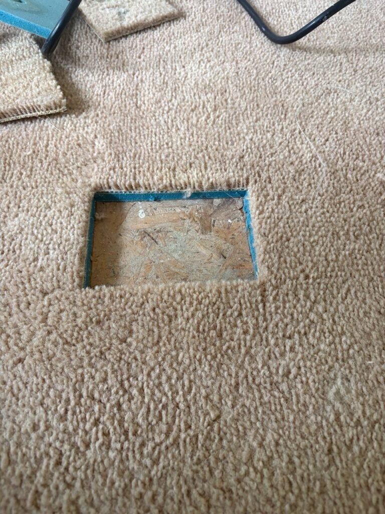 Small Carpet Repair Project in Kanata