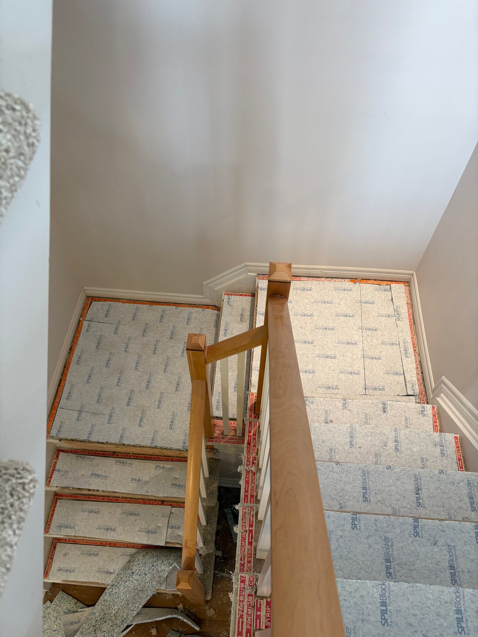 Open & Box Staircase Carpet Installation Project on Wellington Street
