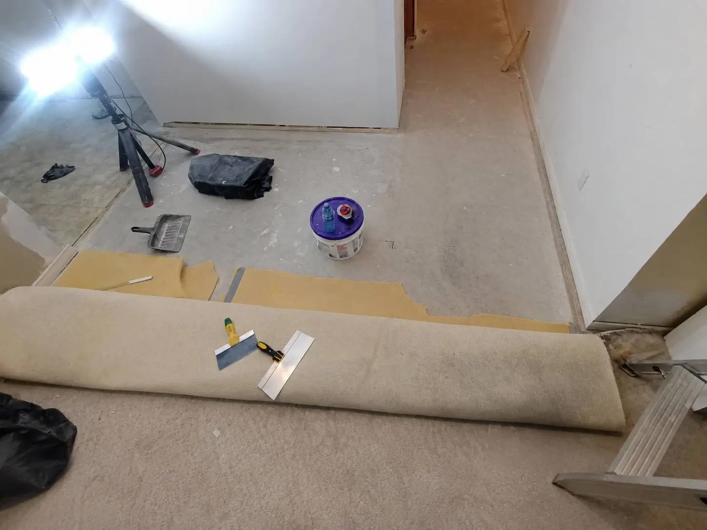 Carpet Restretching, Underlay and Patching